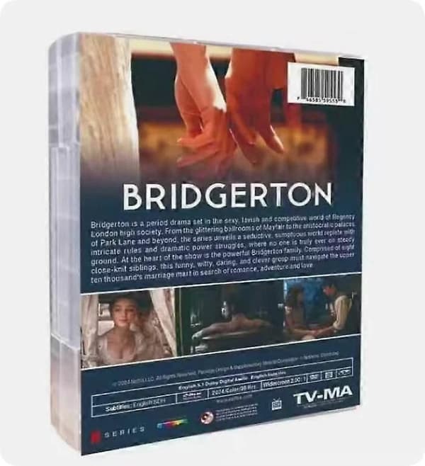 Bridgerton Sæson 1-3 DVD TV-serie 9-disk ny boksæt