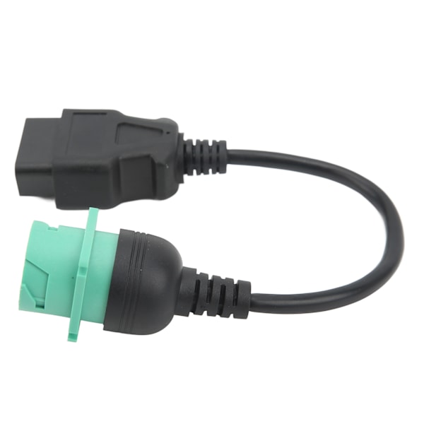 OBD2 lastbil diagnostisk kabeladapter 9-stift hane till 16 stift honkontakt utbyte för Cummins dieselmotor