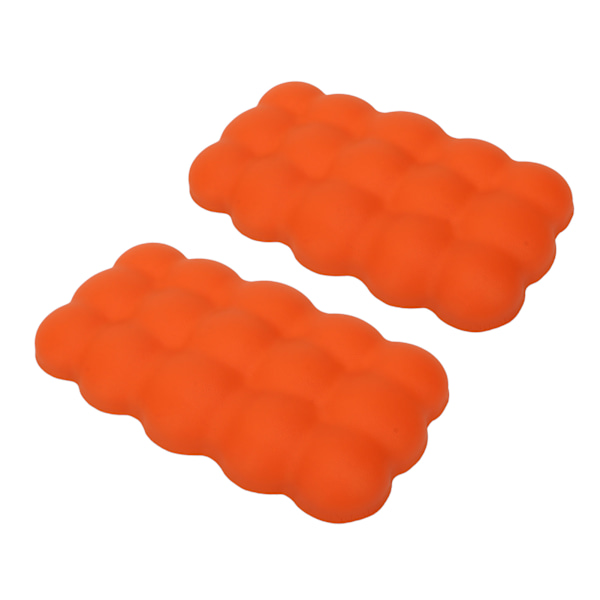 2 STK Bil Knæpude Memory Bomuld Superblød Universal Pasform Pasta Installation Ben Albuepude Orange