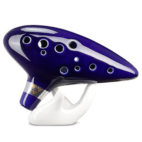 【BEMS】Zelda Ocarina med sångbok, 12-håls Alt C Zelda Ocarina
