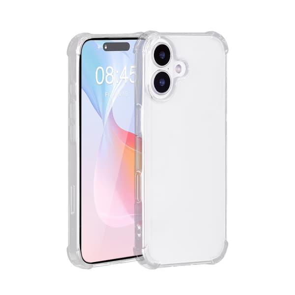 【BEMS】Kompatibel med iPhone 17 Deksel - Ekstra Støtsikkert og Slitesterkt Transparent