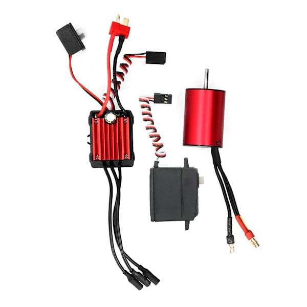 SURPASS‑HOBBY 2845 3800KV Motor + 35A ESC + 6KG Plastväxel Servo (S0600P)