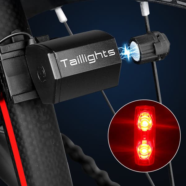 Självgenererande magnetisk induktionscykelbaklykta - Förbättra din säkerhet under cykling