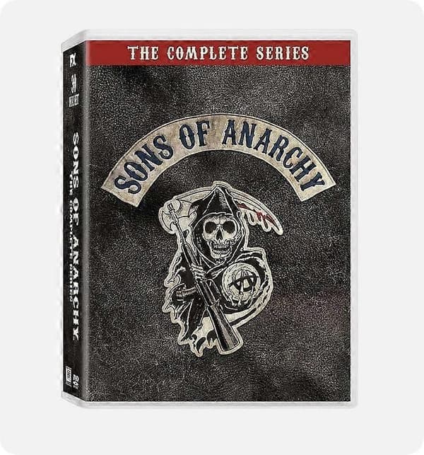 Sons of Anarchy: The Complete Series Sæsoner 1-7 (DVD, 2018, 30-disk boksæt)