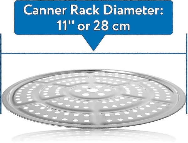 2-pack 11-tums tryckkokarställ - rostfritt stål - kompatibel med Presto tryckkokare, ny 2026
