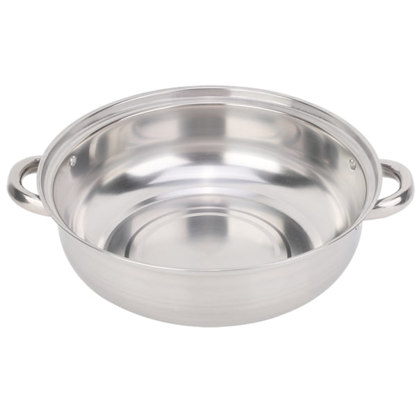2-lags dampkoker i rustfritt stål - 27 cm/11 tommer, kokekar, dobbel kjele, dampkoker for suppe