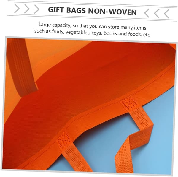21 stk. non-woven indkøbsposer, bærbare indkøbsposer, kompatible med tøj- og pakkedesign