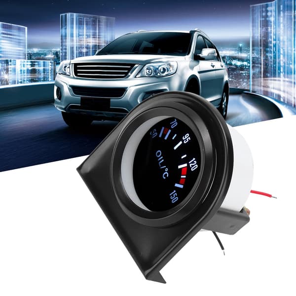 【BEMS】2 tommer 52 mm LED-lys bilpeger olietemperaturmåler 50-150 ℃