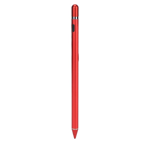 Aktiv Kapacitiv Stylus USB Opladning Kobber Tip Touch Screen Pen til Mobiltelefon og Tablet Rød