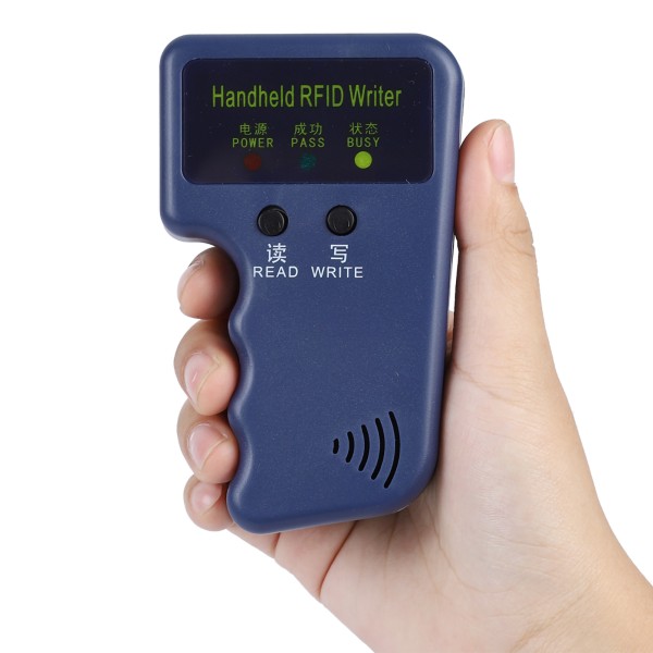 Kannettava kädessä pidettävä kirjoituskopiokone 125 kHz:n RFID-tunnistuskortille, jossa on 5 tunnistetta//+