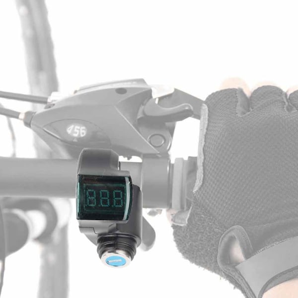 Throttle Voltmeter med Grøn Digital Spændingsvisning og Lås til Elcykel Scooter Trehjulede