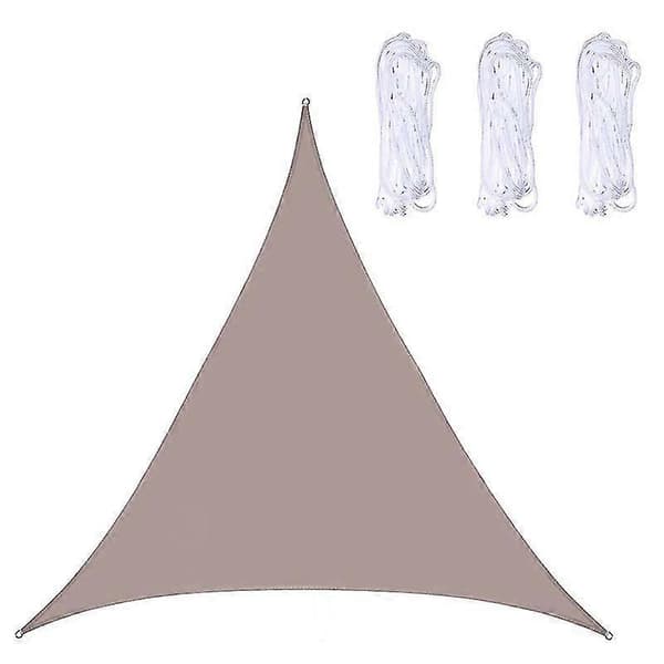 2x2x2m solsejl Kompatibel med haven 2m x 2m Khaki