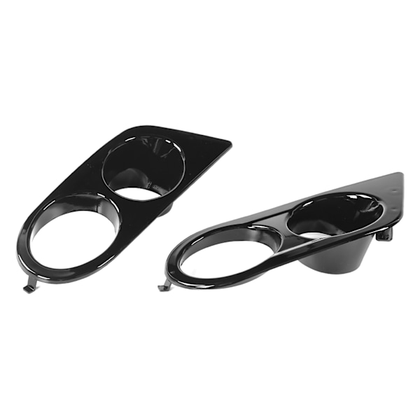 2 stk Frontfanger Tåkelysdeksel Dobbelt Hull Biltilbehør Passer for E46 M3 2001‑2006 Blank Svart