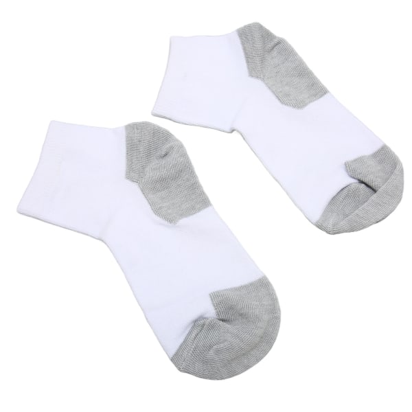 Ledende sokker Strekkbare, vaskbare Sølvfiberelektrode Massasjesokker for avslapning ++/
