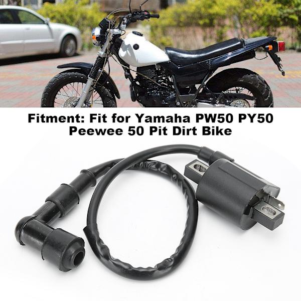 Tändspole Tändstiftskabel Passar för Yamaha PW50 PY50 Peewee 50 Pit Dirt Bike