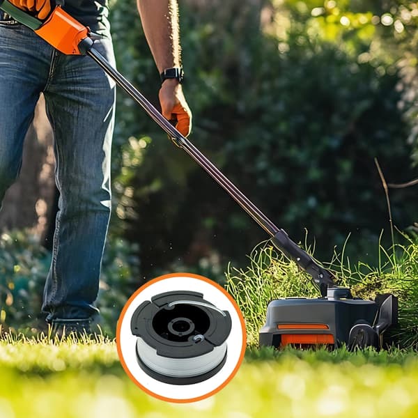 【BEMS】6-pak trådspoler Kompatibel med Black & Decker græstrimmer Sort Black 263