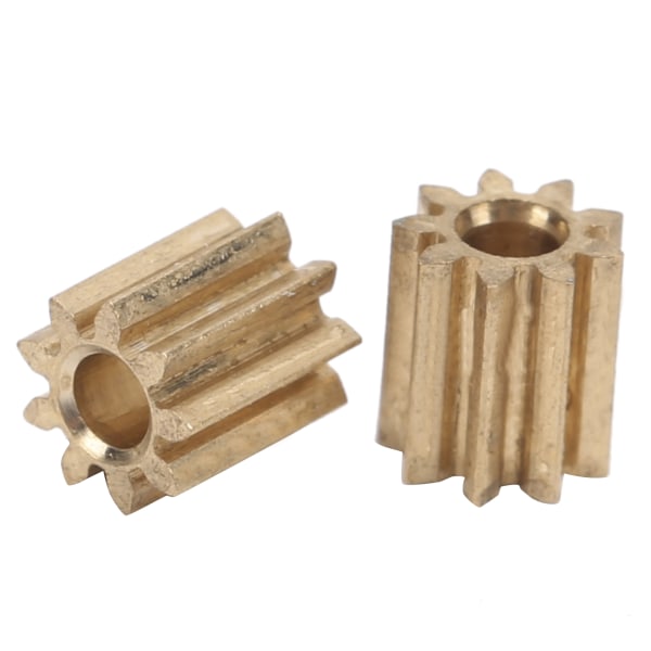 2 st Motorväxel Brass Ersättning för Duplo Intelli Lok Modul 0.5 9 Tänder