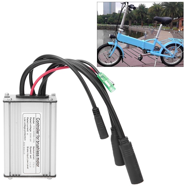 Vandafast Adapter til Brushless Controller med Hall til Elcykel El-Scooter 36V/48V Motor
