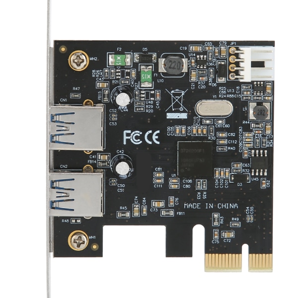 USB3.0-utvidelseskort 2-porter 5 Gbps hastighet PCIE-kortdatamaskin Høyhastighets konverteringsadapter++