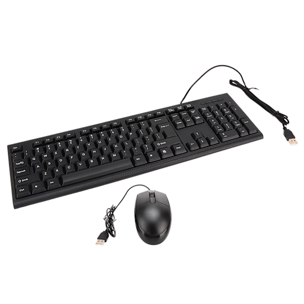 CMK858 USB-näppäimistö ja hiirisetti, 104 näppäintä, tietokonenäppäimistö, 1600 DPI hiiri kotiin ja toimistoon