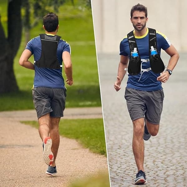 【BEMS】Hydration Backpack / Running Vest with Reflective Design – Lightweight & Comfortable Compatible with Running, Hiking, Cycling, Marathon
