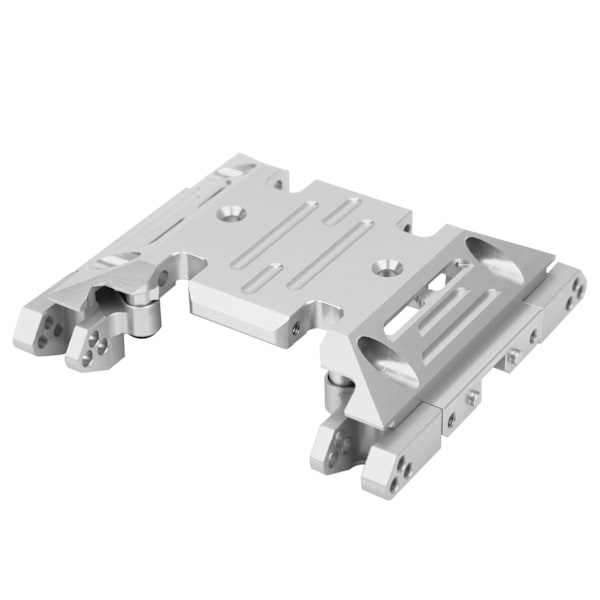 Monteringsbas för mittdiffplatta i aluminiumlegering för Axial SCX10 III AXI03007 Silver