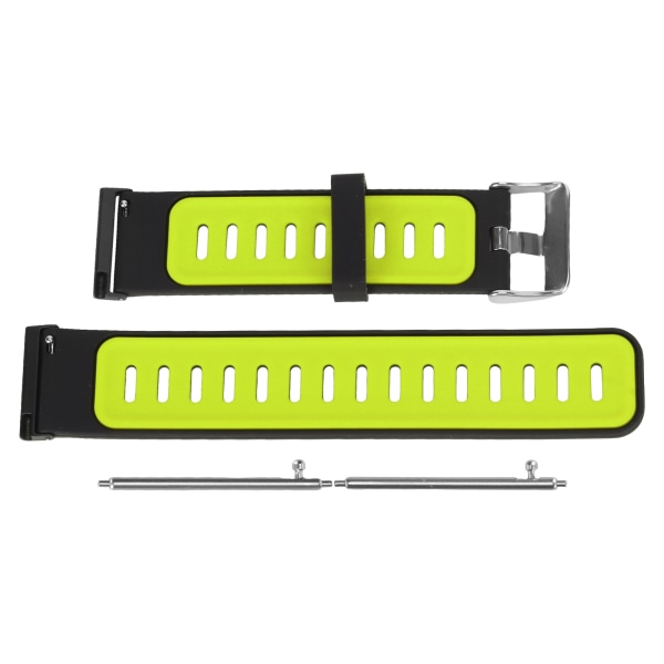 BEMS Silicone Watch Strap Sports Metal Buckle Quick Release Watch Band Watch Accessories for Spartan Hr Baro Black Green