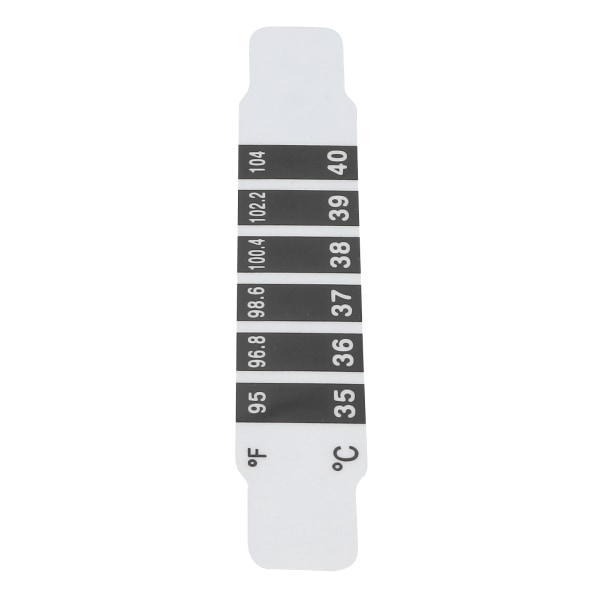 Hurtiglesing Pannetermometerstrimler Gjenbrukbare spedbarnstermometre Babytemperaturstrip++/