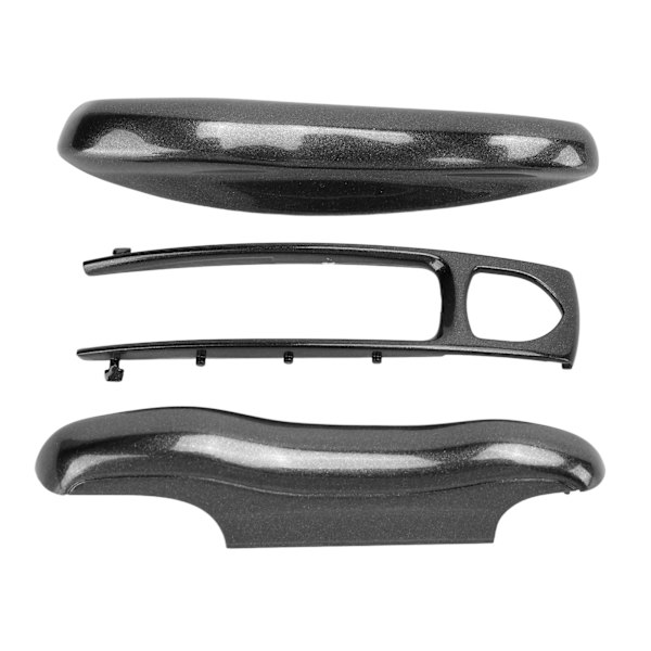 Bilfjernbetjeningsnøgle Beskyttelseskappe 3 dele Erstatning for Cayenne Panamera 911 Taycan Charcoal Grey