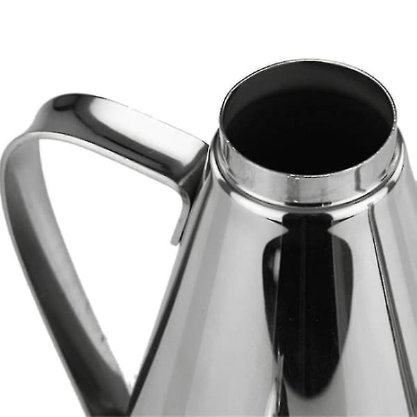 350 ml olivenoliedispenser, køkkenbeholder i rustfrit stål Kompatibel med olie/eddike, olivenolieflaske, olivenoliekande