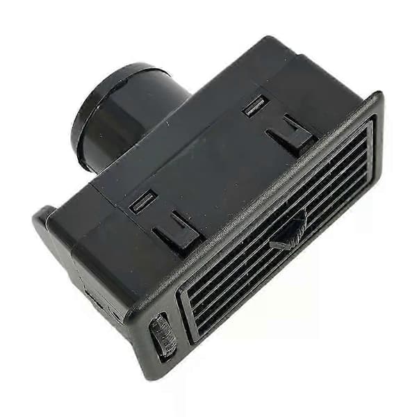 1 stk 120*60 mm bil, trailer, varme, AC, instrumentbræt, udluftningsventil, plast, sort, universal luftventil, ny, erstatning