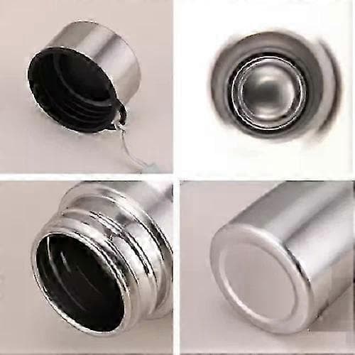 1000 ml rostfritt stål sportvattenflaska metallkolv gym camping dricksglas