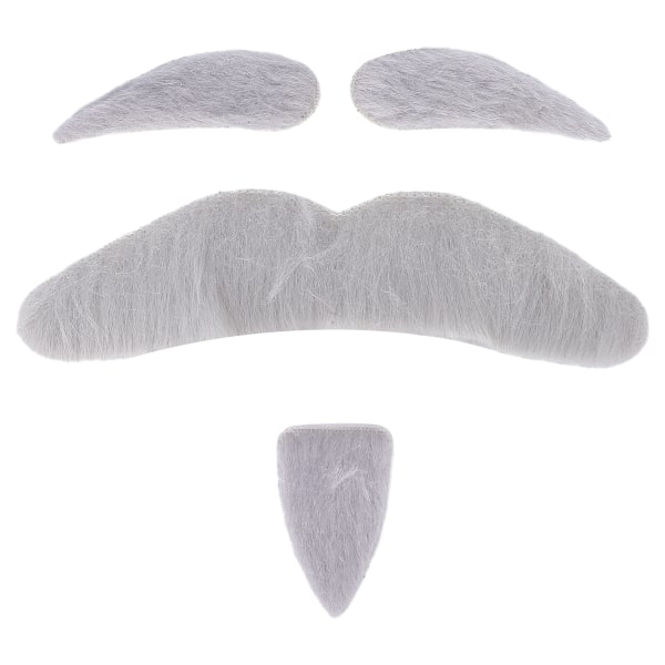 TIMH Fake Moustache Selvklæbende nyhed Fancy kostume Mustache Øjenbrynsklistermærker Festartikler