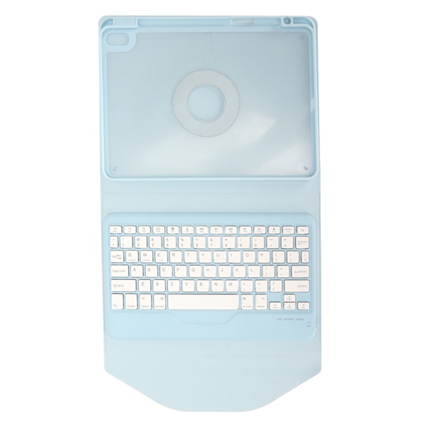 Pystysuuntainen näppäimistö kotelolla, sininen, ergonominen folio, magneettisesti irrotettava pystysuuntainen näppäimistö kotelolla ja kynätelineellä IOS-tabletille