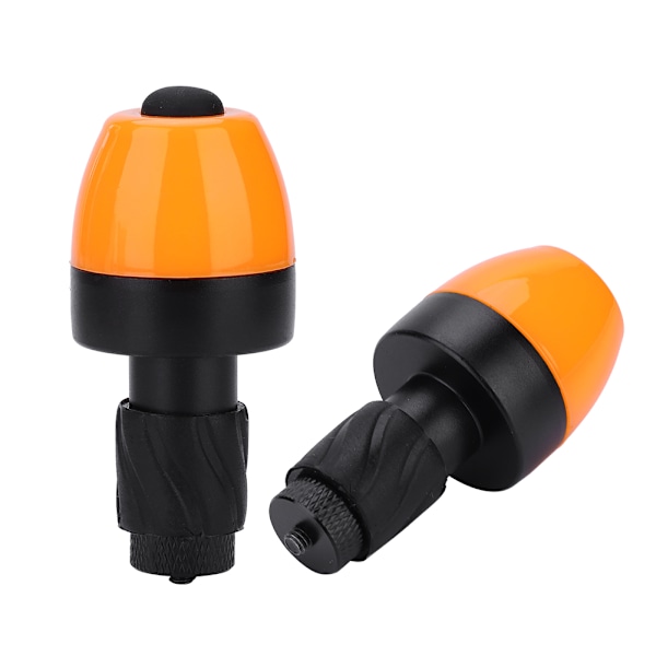 Cykelstyr-End LED Blinklys - Sikkerhedsadvarselslamper (1 Par)