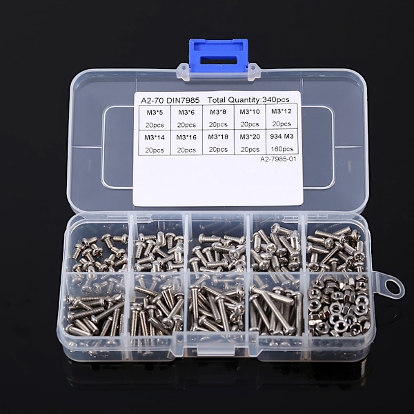 3D-skrivarmunstycke rengöringssats Silver rostfritt stål 0,2/0,25/0,3/0,35/0,4 mm set