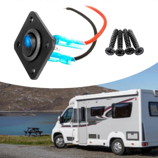 Vippebryterpanel Vippebryterknapp Bryterpanel med 4 skruer A