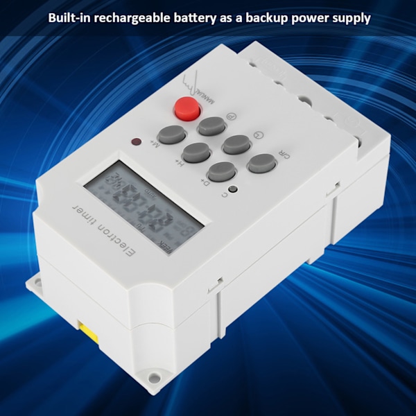 KG316T-II 30A Digital Timer Switch Programmerbar Elektronisk Tidskontrollbrytare (AC 110V)