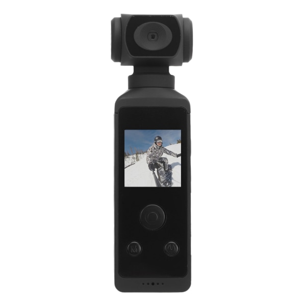 Lommekamera 4K HD 270° roterbar Anti Shaking Wifi med mikrofonklips for utendørs ridning Dykking Skyting /
