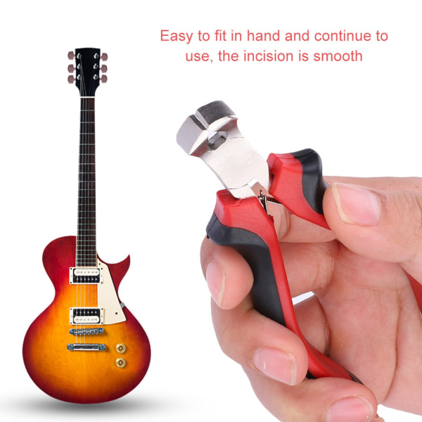 TIMH Guitar Fret Wire String Cutter Nipper kompatibelt musikinstrument Luthier reparationsverktyg
