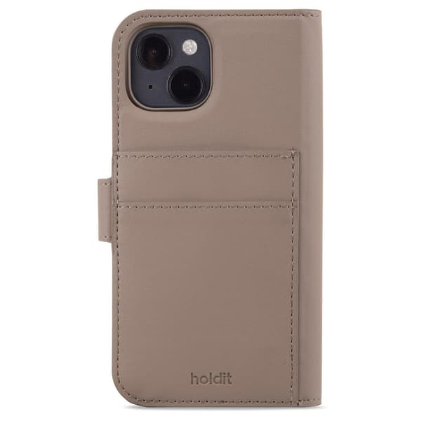 holdit Kompatibel med iPhone 15 2in1 Magnet Plus Deksel / Skall Mockabrun 42