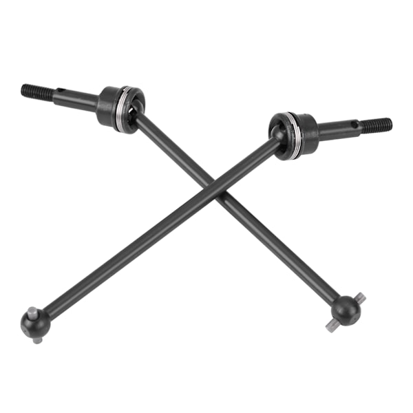 2 kpl Metallia Etu- ja Takakardaanit HIMOTO E10MTL E10MT E10BP 1/10 RC-autolle (Musta)