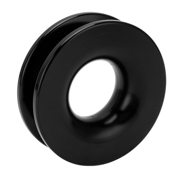 Winch Snatch Recovery Ring 41000lbs Brudstyrke til 7/16in 1/2in Blød Shackle med 3/16in 1/4in 3/8in Tovværk Sort