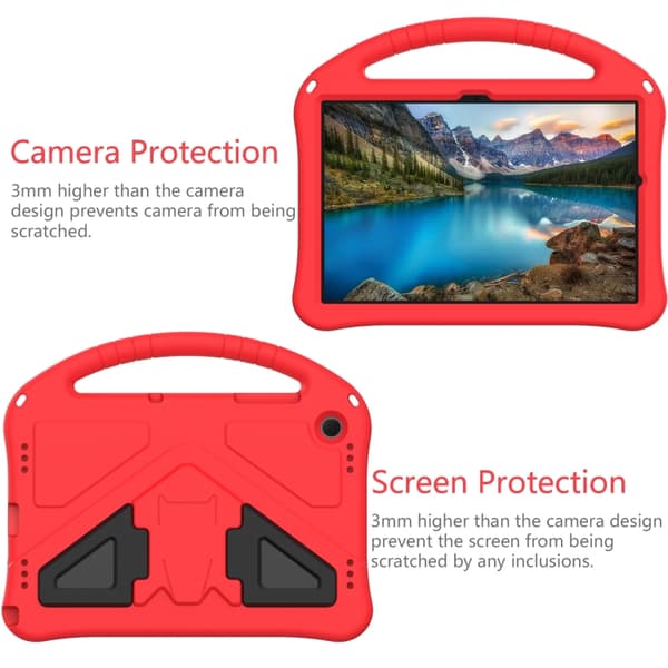 Samsung Galaxy Tab A9+ / A11+ EVA støtsikkert etui med holder Röd
