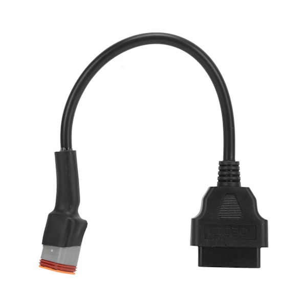 6Pin OBD2 diagnostisk kabeladapter Profesjonell feilsøking for motorsykkel Plug and Play