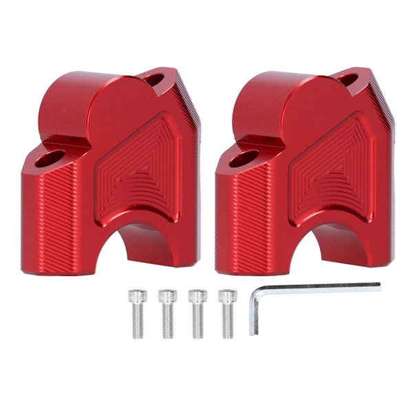 28 mm rød motorsykkelstyre Riser Passer for Benelli TRK251/502C/TRK502/502X/Cub BJ500/752S