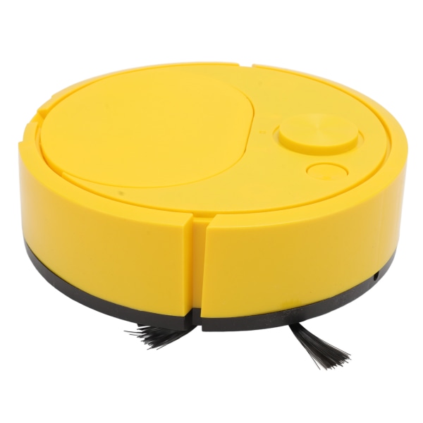 Robotstøvsuger Multifunktionel USB-opladning Mini Smart fejerobot til trægulv Flisegulvtæppe Gul /