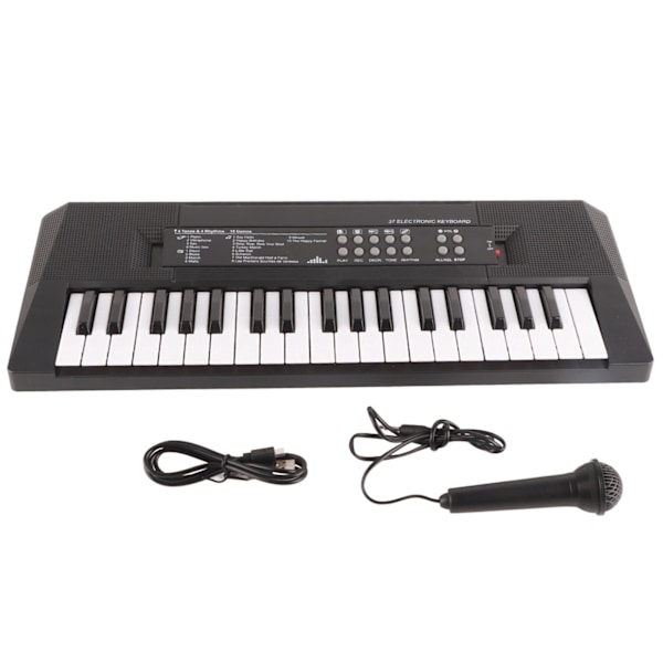 Electric Keyboard 37 Key Piano Children's Musical Instrument Toy Microphone Recording Function