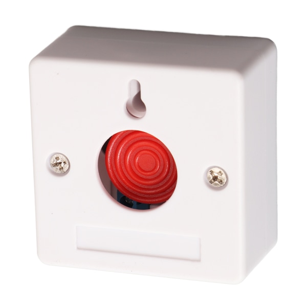 Nødalarmknap Effektiv brandalarm Nødafbryder Panikknap med nøgle 250V //+