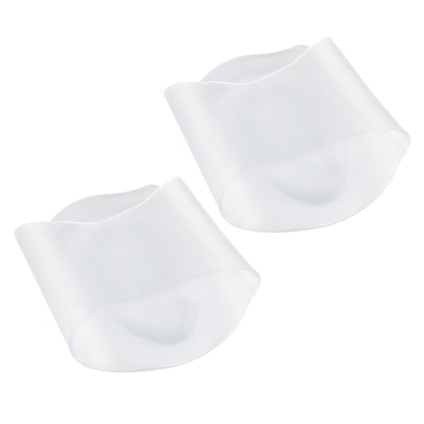 Bandage arch pad silikon innersula fot hög arch fot pad transparent två par säljs++/